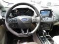 2018 Ford Escape Medium Light Stone Interior Steering Wheel Photo