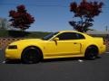 Screaming Yellow 2004 Ford Mustang Cobra Coupe