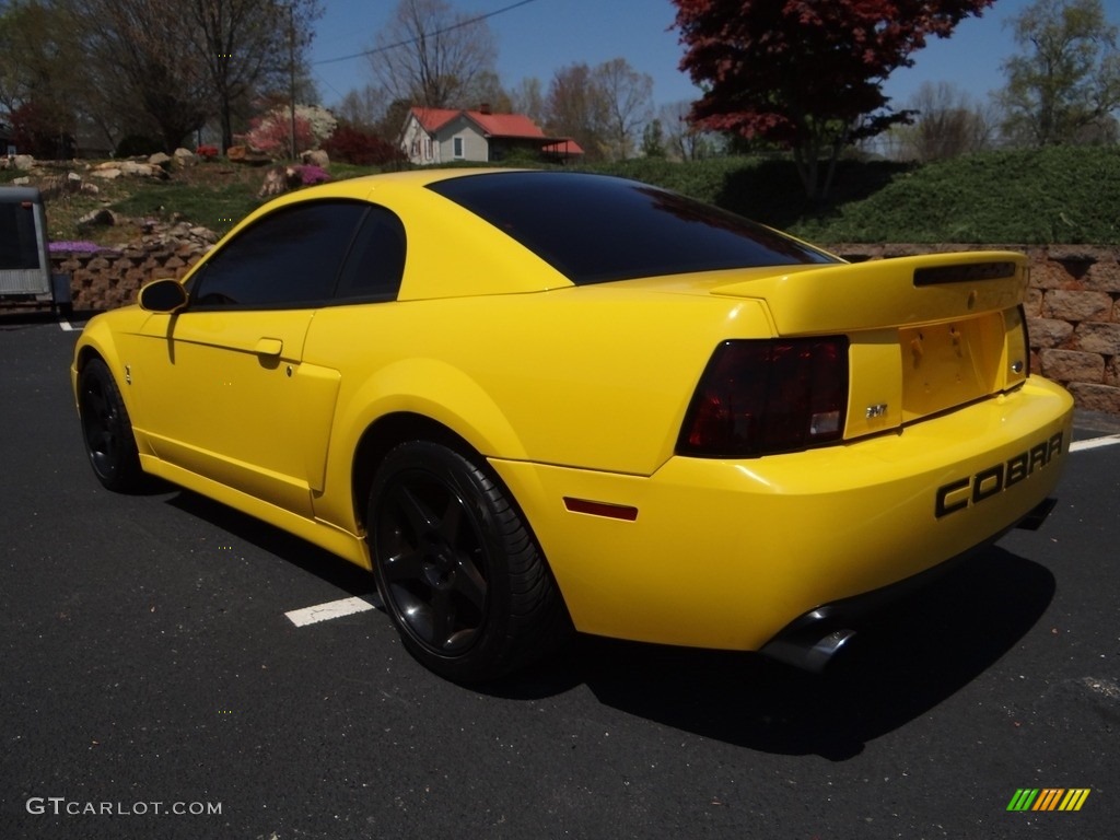 2004 Mustang Cobra Coupe - Screaming Yellow / Dark Charcoal photo #5