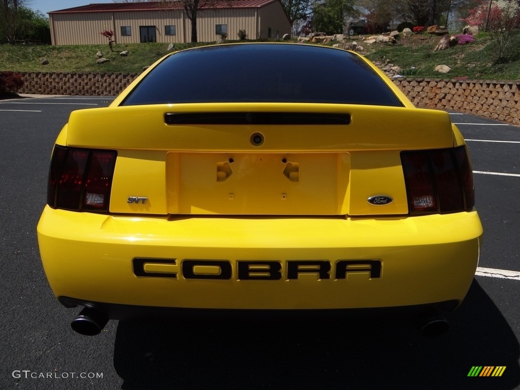 2004 Mustang Cobra Coupe - Screaming Yellow / Dark Charcoal photo #6