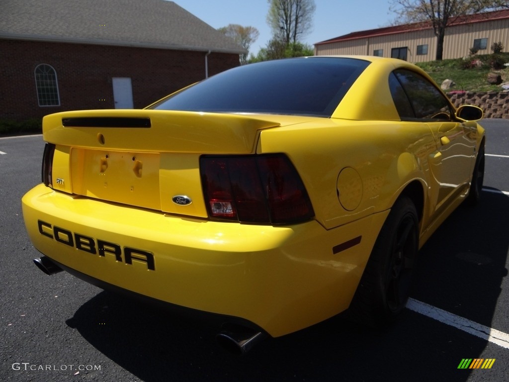 2004 Mustang Cobra Coupe - Screaming Yellow / Dark Charcoal photo #7