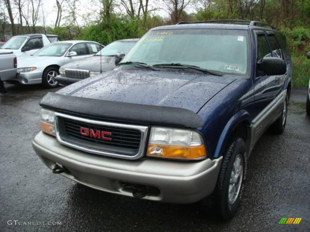 2000 Jimmy SLT 4x4 - Indigo Blue Metallic / Beige photo #5