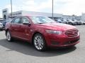 2018 Ruby Red Ford Taurus Limited  photo #1