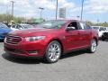 2018 Ruby Red Ford Taurus Limited  photo #7