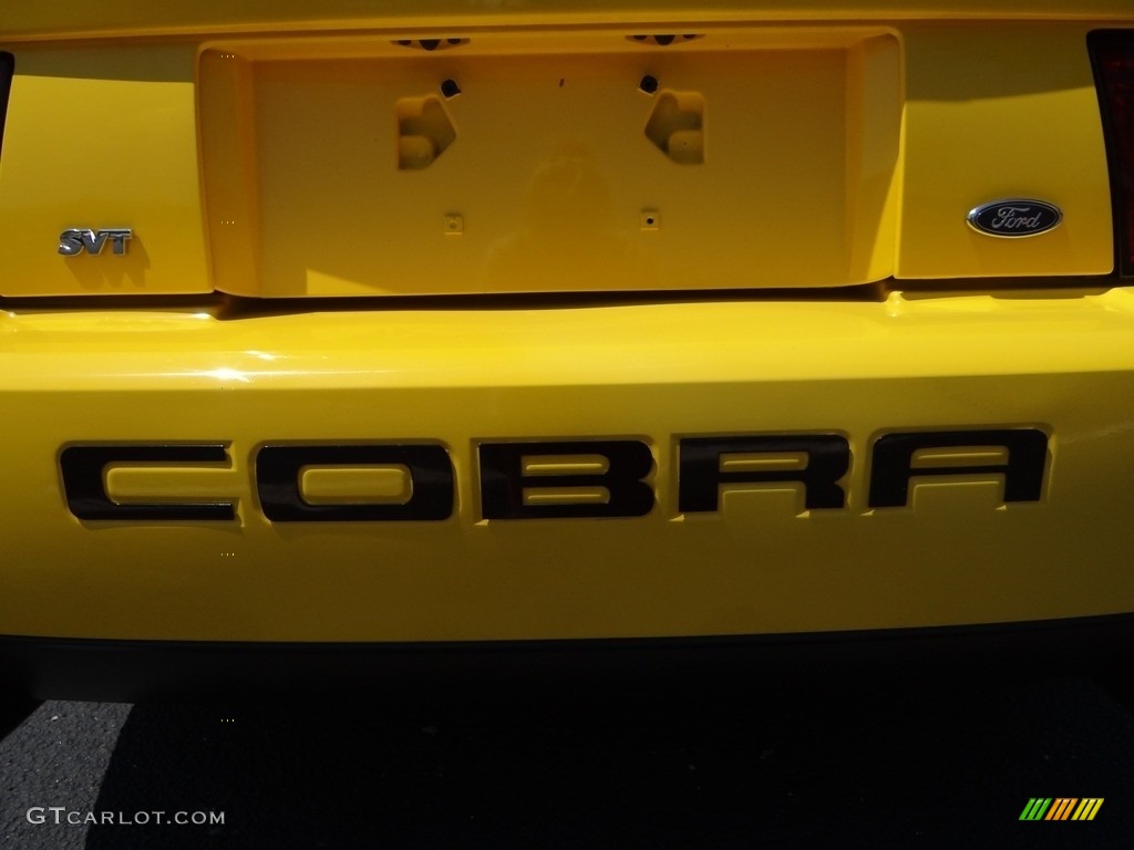 2004 Mustang Cobra Coupe - Screaming Yellow / Dark Charcoal photo #16