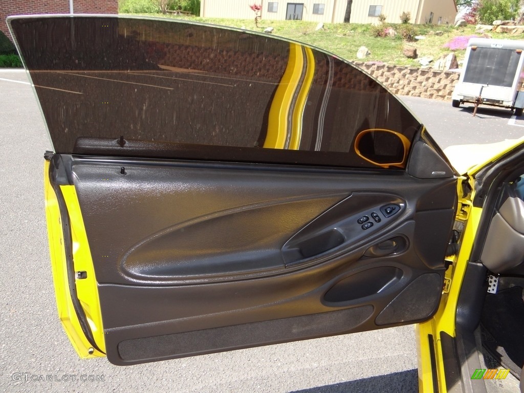 2004 Mustang Cobra Coupe - Screaming Yellow / Dark Charcoal photo #23