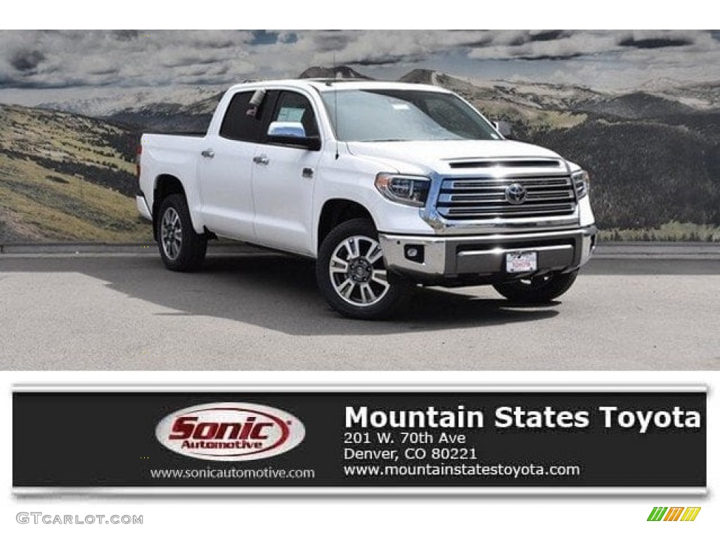 2018 Super White Toyota Tundra 1794 Edition Crewmax 4x4