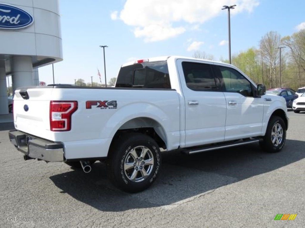 2018 F150 XLT SuperCrew 4x4 - Oxford White / Earth Gray photo #3