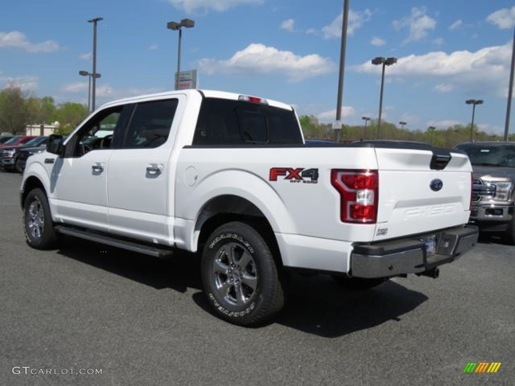 2018 F150 XLT SuperCrew 4x4 - Oxford White / Earth Gray photo #5