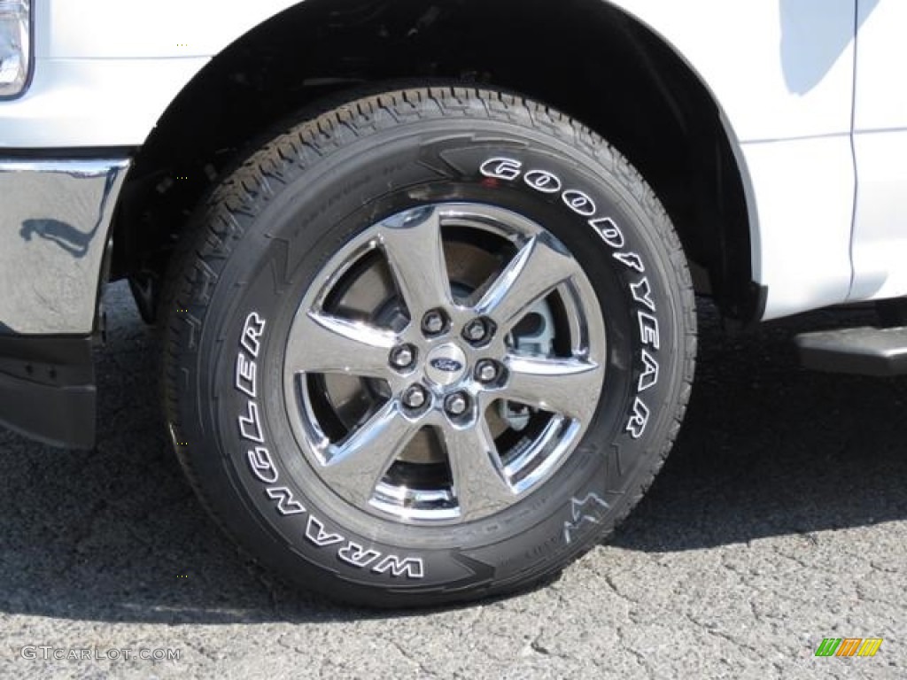2018 F150 XLT SuperCrew 4x4 - Oxford White / Earth Gray photo #7