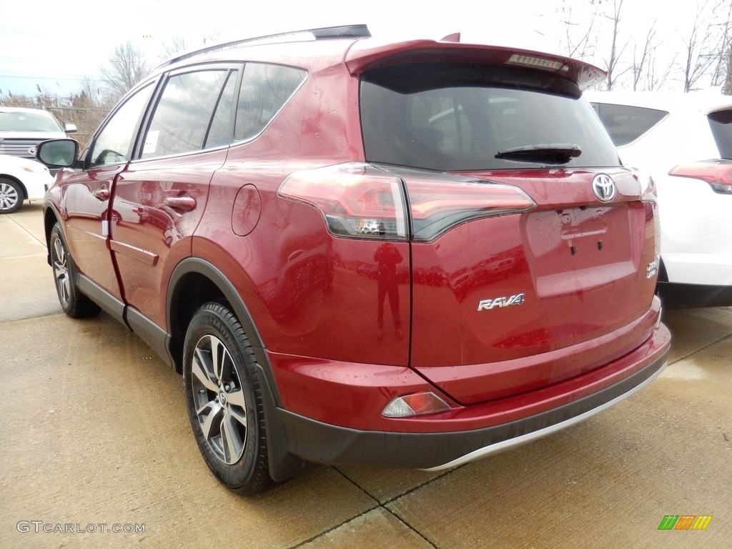 2018 RAV4 XLE - Ruby Flare Pearl / Nutmeg photo #2