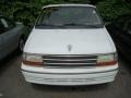 1993 Bright White Plymouth Voyager SE  photo #2