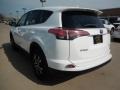 2018 Super White Toyota RAV4 LE  photo #2