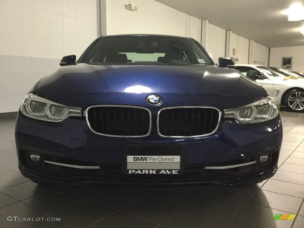 2018 3 Series 330i xDrive Sedan - Mediterranean Blue Metallic / Black photo #8