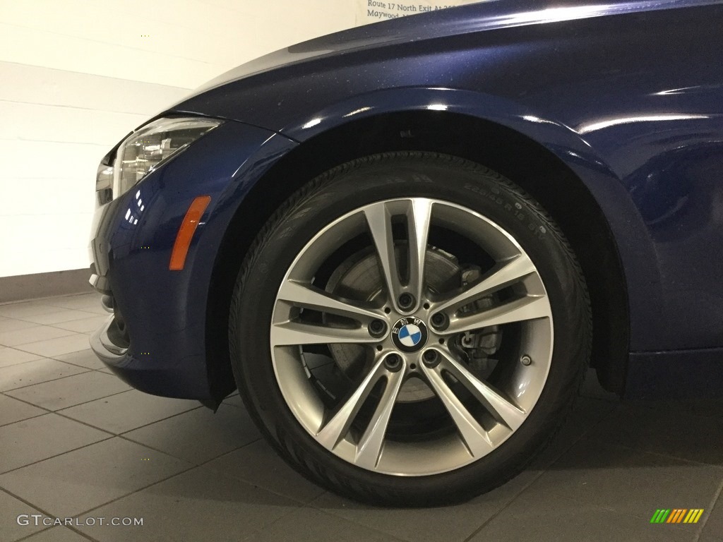 2018 3 Series 330i xDrive Sedan - Mediterranean Blue Metallic / Black photo #28