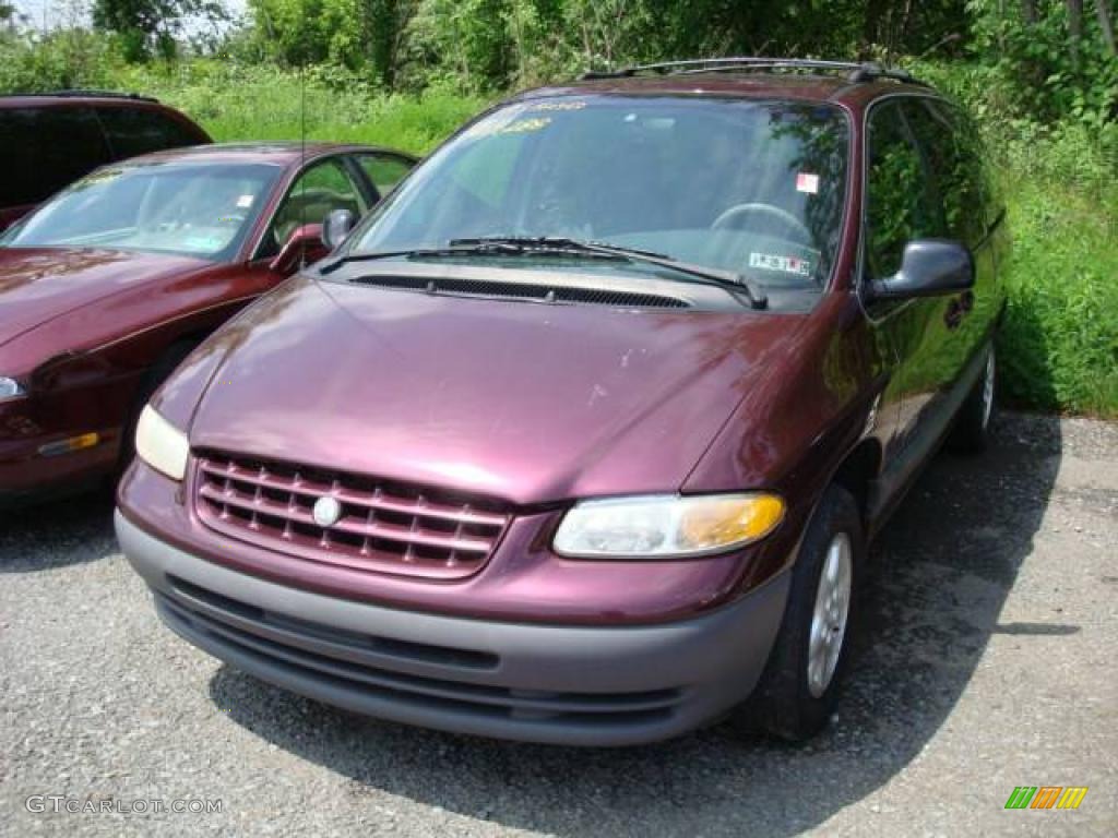 1999 Grand Voyager SE - Deep Cranberry Pearl / Mist Gray photo #5
