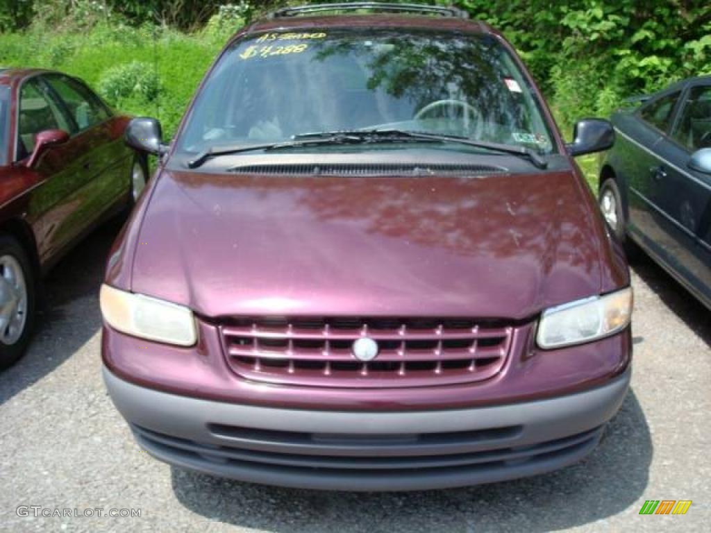 1999 Grand Voyager SE - Deep Cranberry Pearl / Mist Gray photo #6
