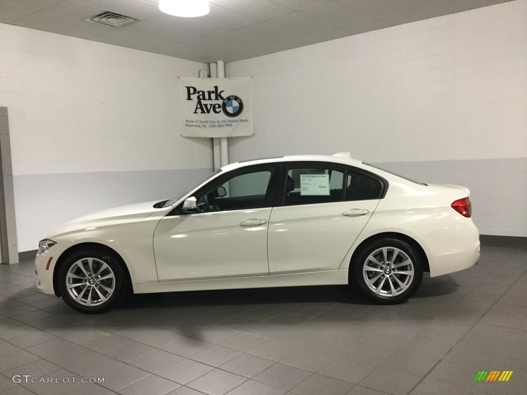 2018 3 Series 320i xDrive Sedan - Alpine White / Black photo #2