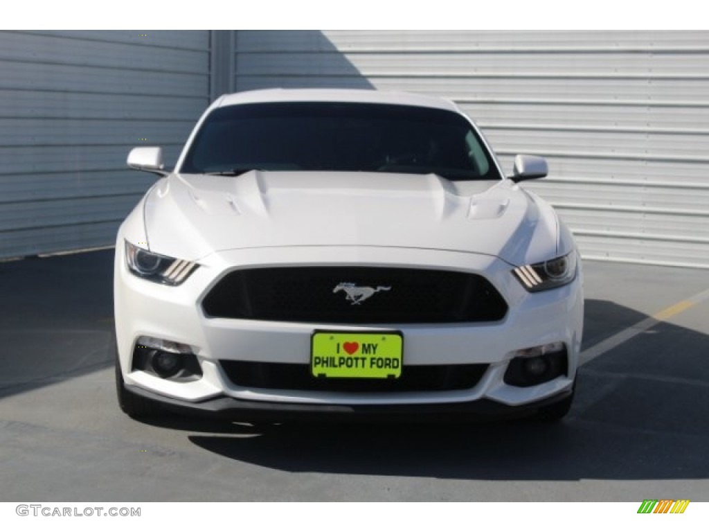 2017 Mustang GT Coupe - White Platinum / Ebony photo #2