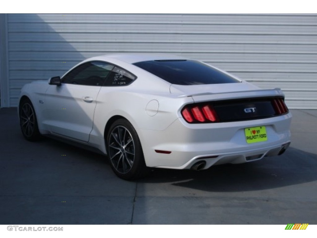 2017 Mustang GT Coupe - White Platinum / Ebony photo #7