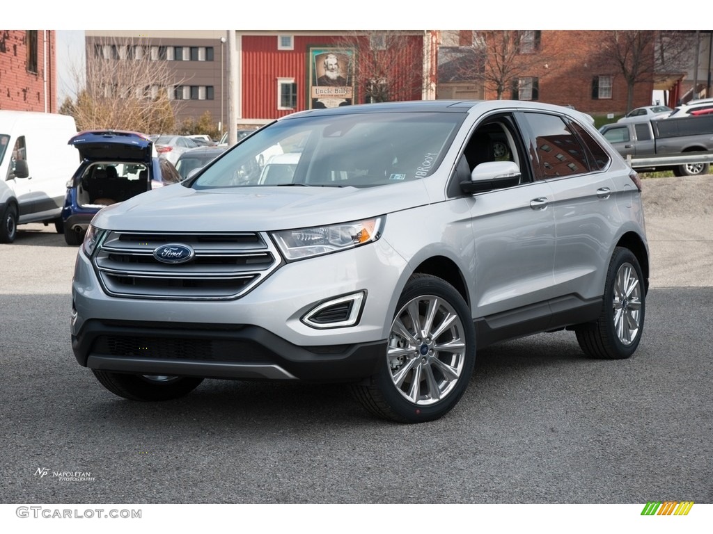 2018 Edge Titanium AWD - Ingot Silver / Ebony photo #1