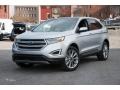 2018 Ingot Silver Ford Edge Titanium AWD  photo #1