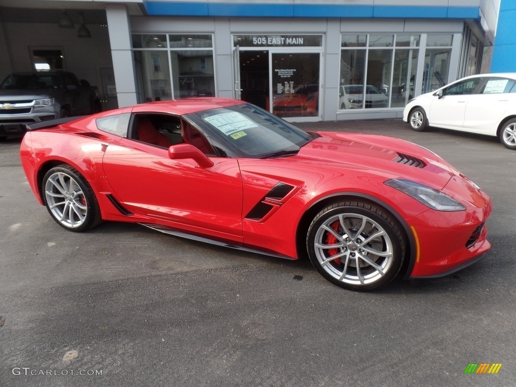 Torch Red 2019 Chevrolet Corvette Grand Sport Coupe Exterior Photo #126615195