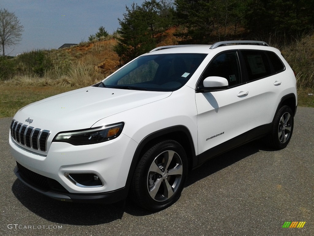 Bright White 2019 Jeep Cherokee Limited Exterior Photo #126616473