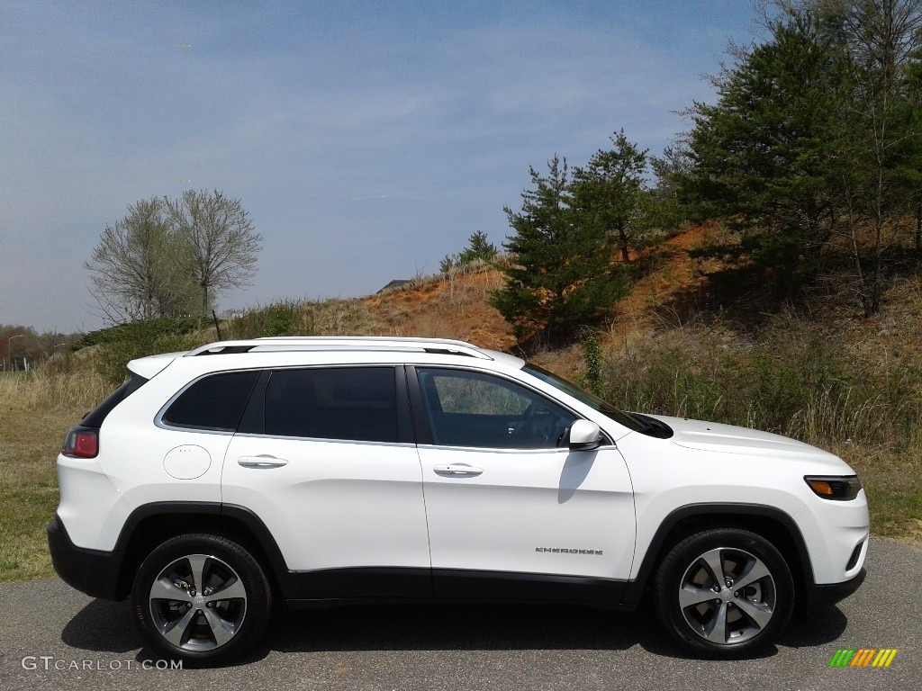 Bright White 2019 Jeep Cherokee Limited Exterior Photo #126616578
