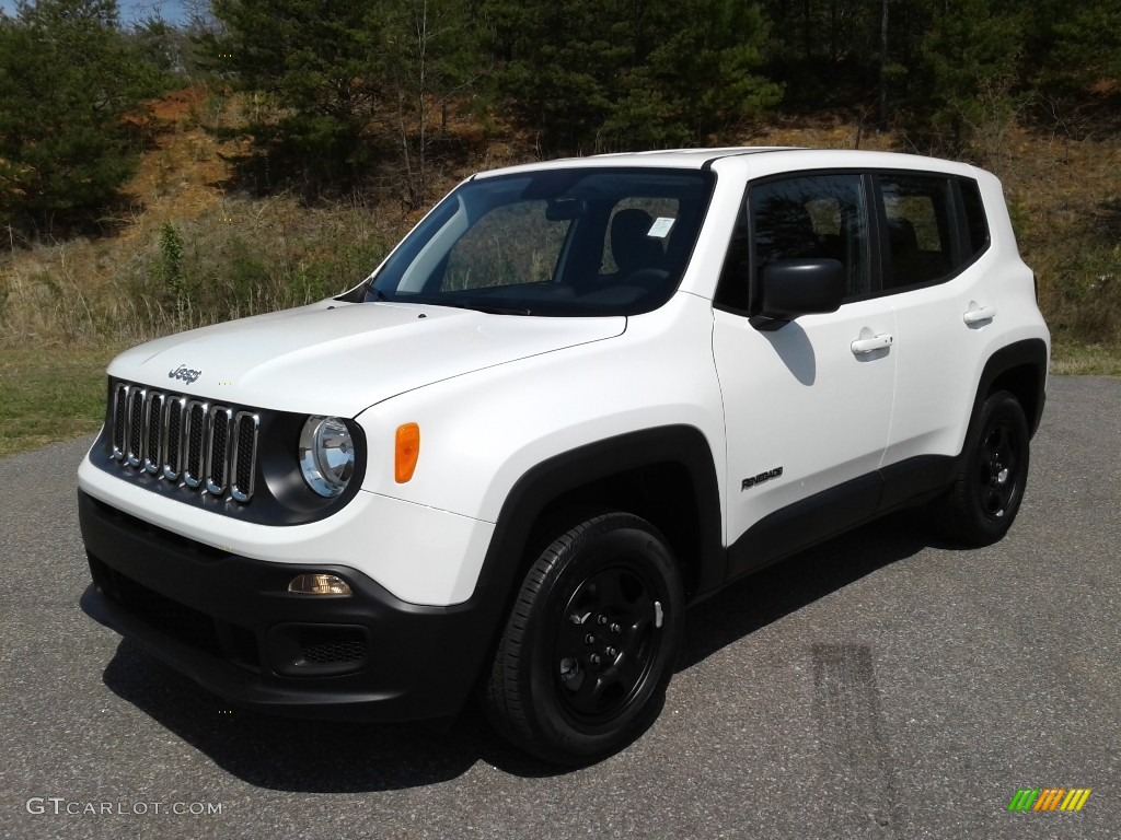 2018 Renegade Sport 4x4 - Alpine White / Black photo #2