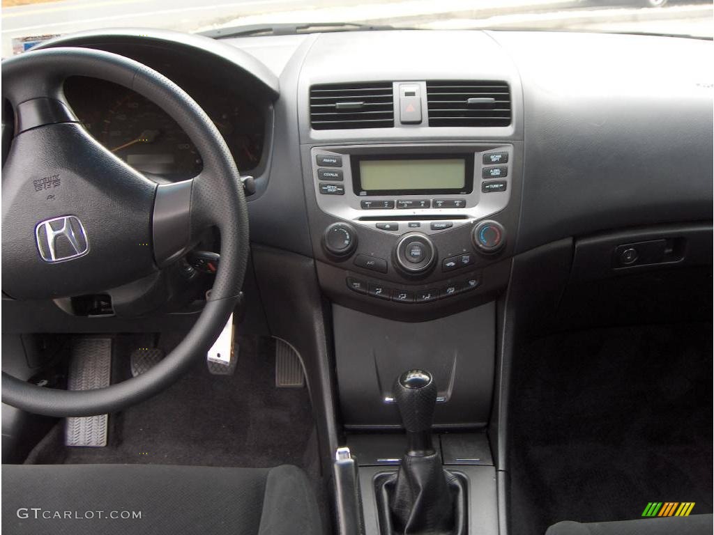 2007 Accord LX Coupe - Sapphire Blue Pearl / Black photo #5