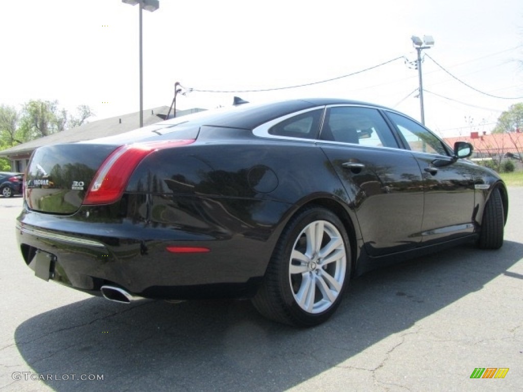 2013 XJ XJL Portfolio AWD - Ebony Black / Jet photo #10