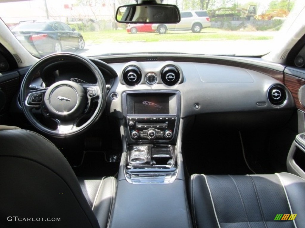2013 XJ XJL Portfolio AWD - Ebony Black / Jet photo #13