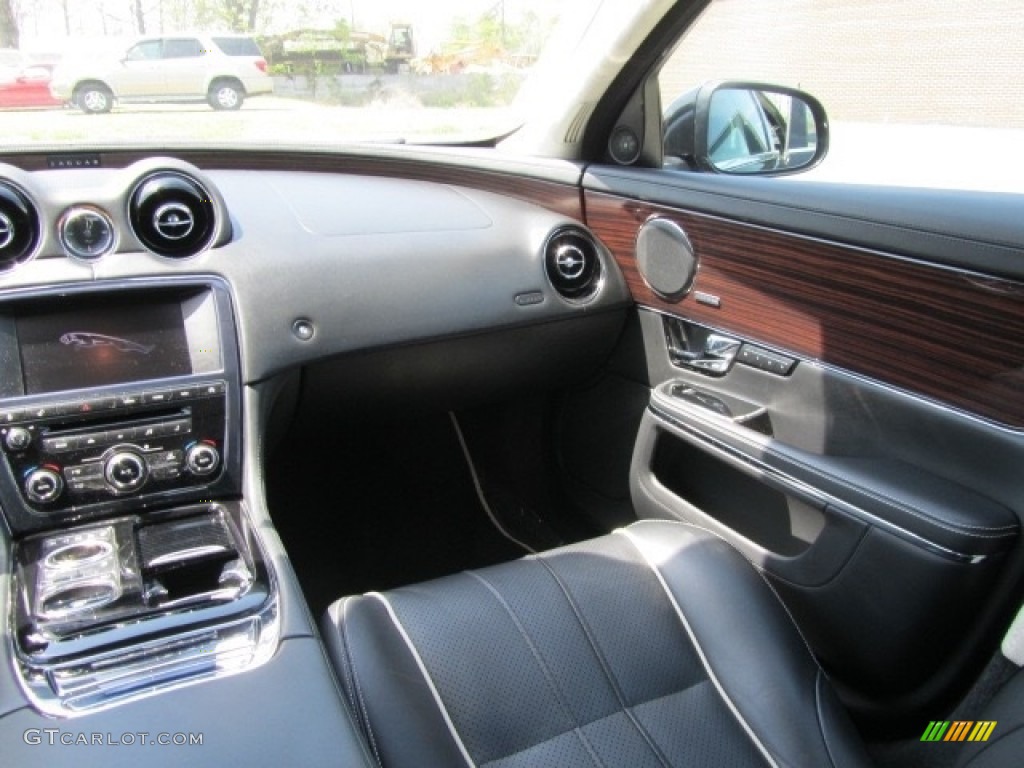 2013 XJ XJL Portfolio AWD - Ebony Black / Jet photo #14