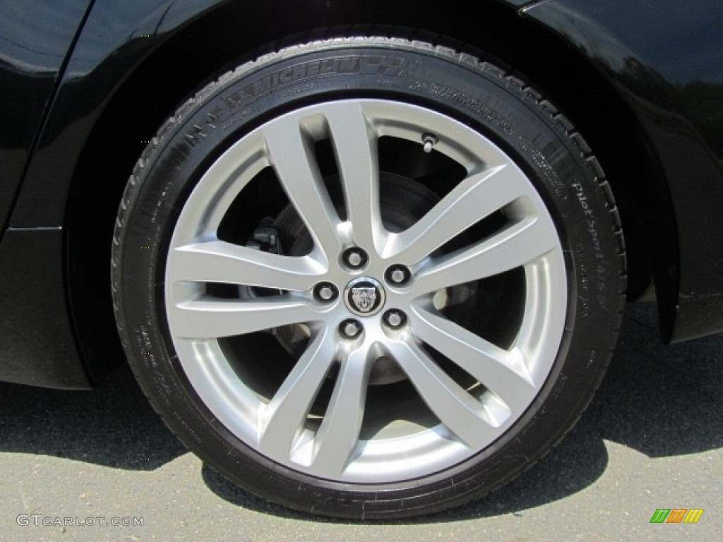 2013 XJ XJL Portfolio AWD - Ebony Black / Jet photo #26