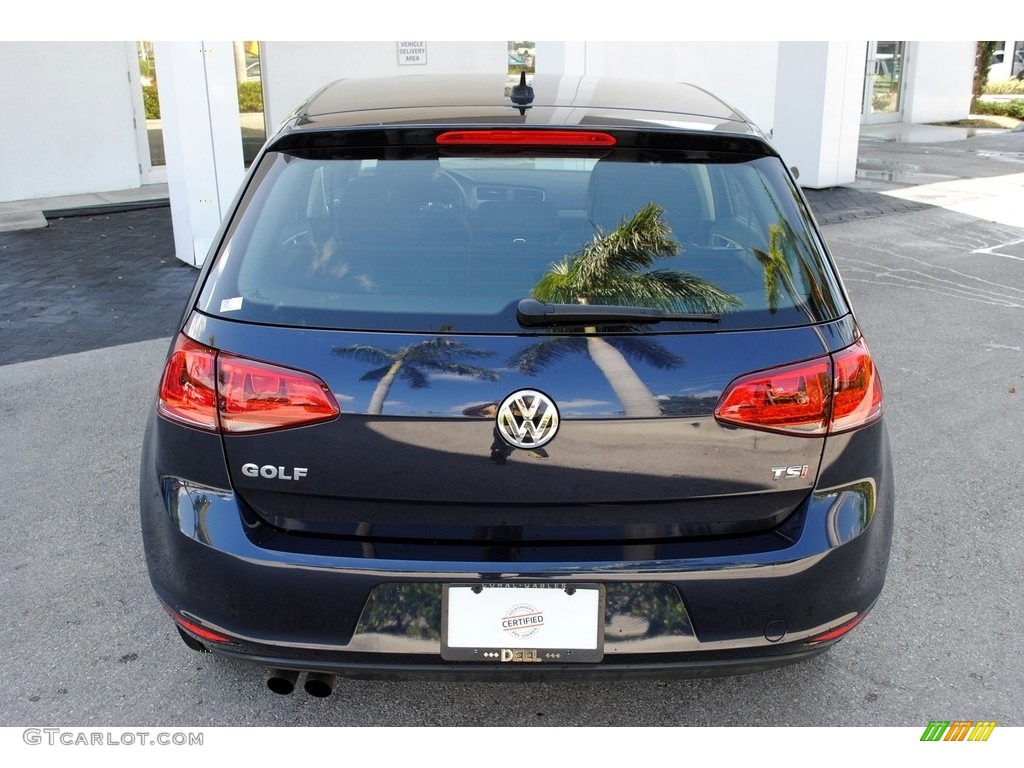 2017 Golf 4 Door 1.8T S - Night Blue Metallic / Titan Black photo #8