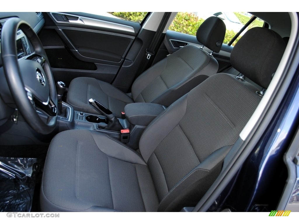 2017 Golf 4 Door 1.8T S - Night Blue Metallic / Titan Black photo #14