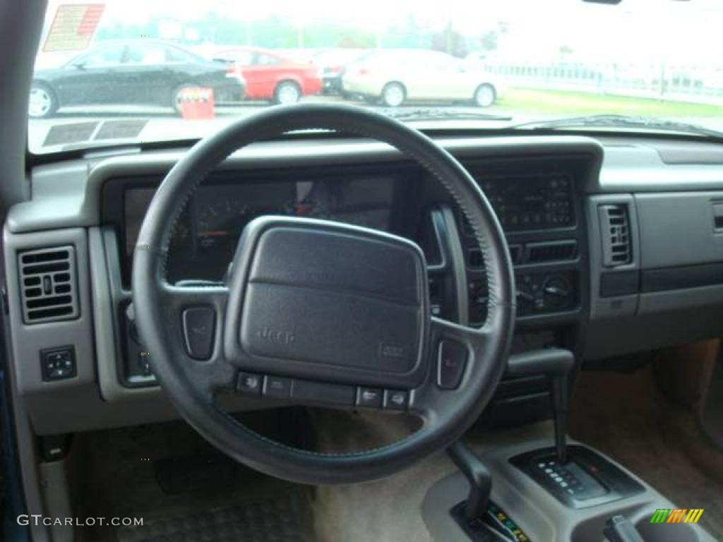 1994 Jeep Grand Cherokee SE 4x4 Gray Steering Wheel Photo #12661997