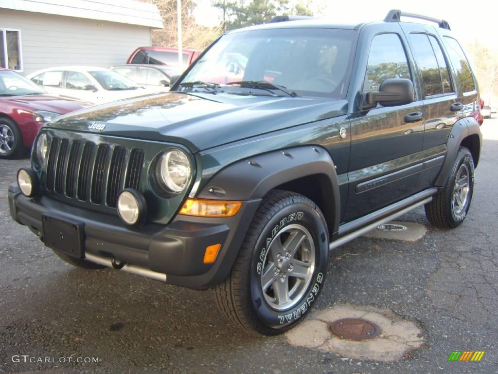 2006 Liberty Renegade 4x4 - Deep Beryl Green Pearl / Medium Slate Gray photo #1