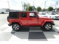 Firecracker Red - Wrangler Unlimited Sahara 4x4 Photo No. 3