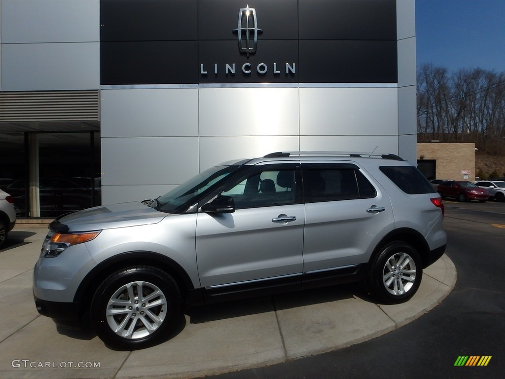 2015 Explorer XLT 4WD - Ingot Silver / Charcoal Black photo #1