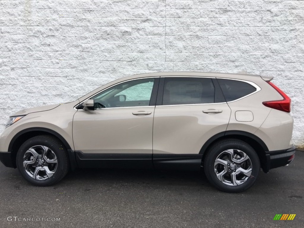 2018 CR-V EX-L AWD - Sandstorm Metallic / Ivory photo #7