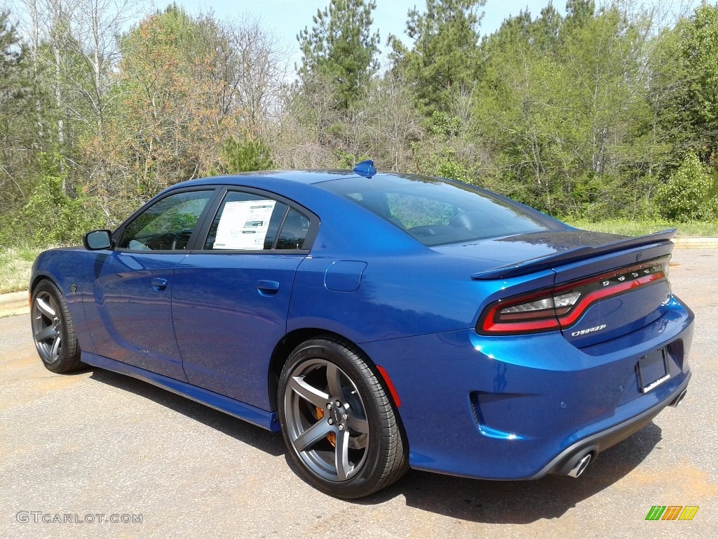 2018 Charger SRT Hellcat - IndiGo Blue / Black photo #8