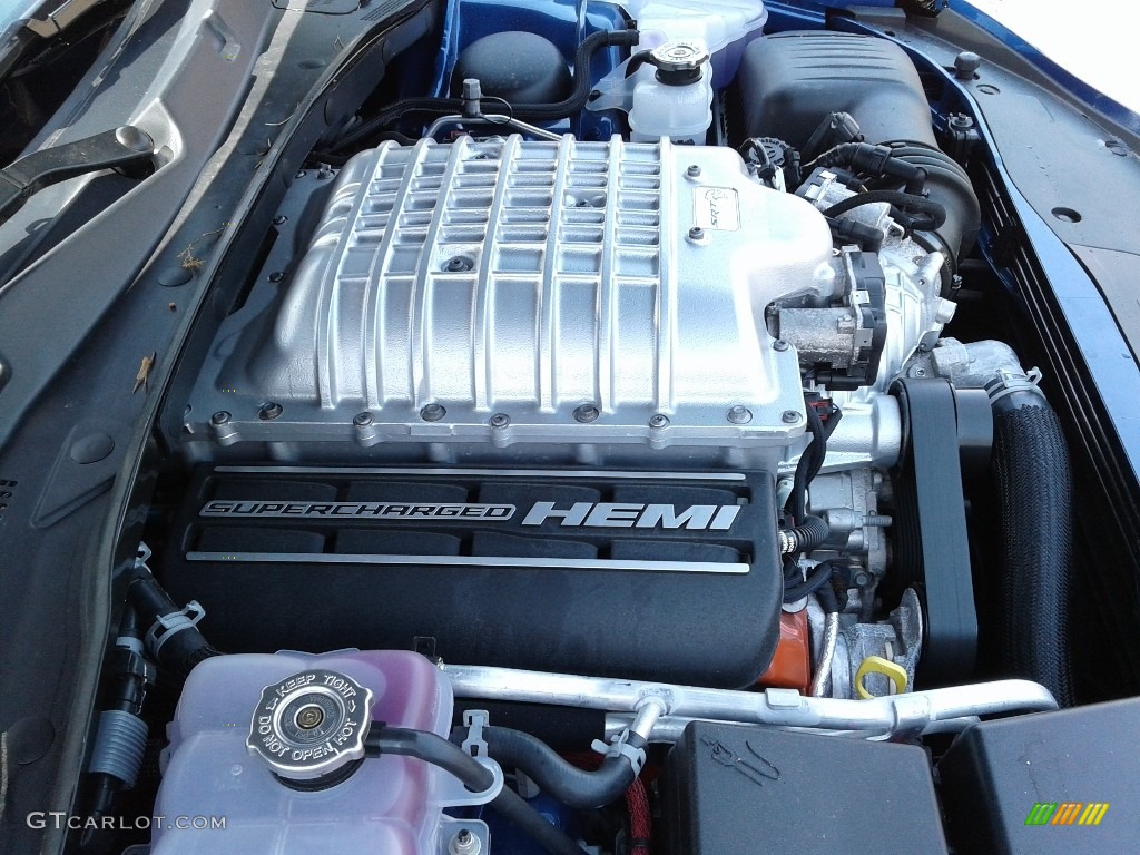 2018 Charger SRT Hellcat - IndiGo Blue / Black photo #39