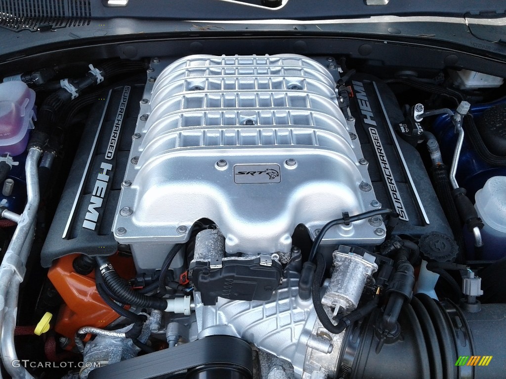 2018 Charger SRT Hellcat - IndiGo Blue / Black photo #40