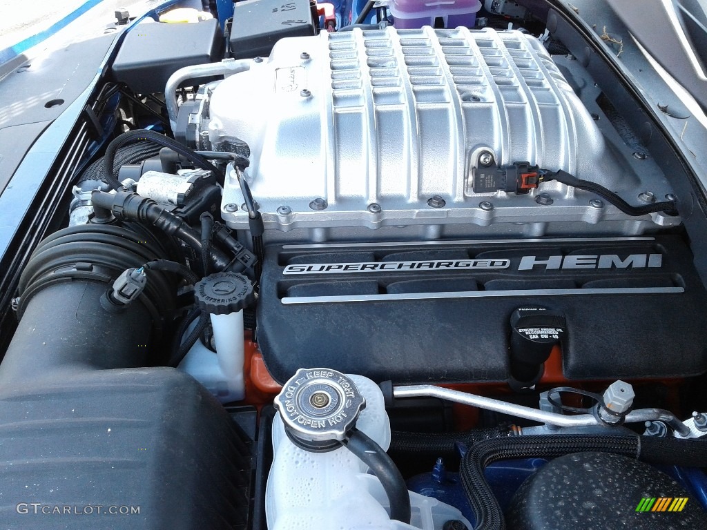 2018 Charger SRT Hellcat - IndiGo Blue / Black photo #41