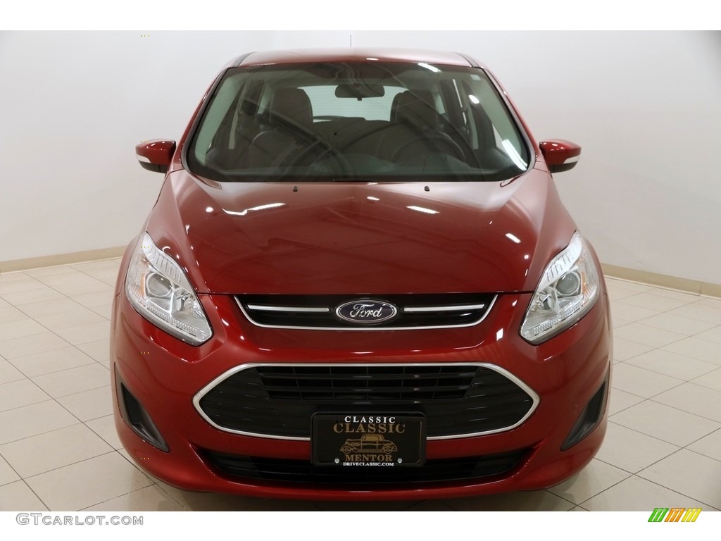 2017 C-Max Energi SE - Ruby Red / Charcoal Black photo #2