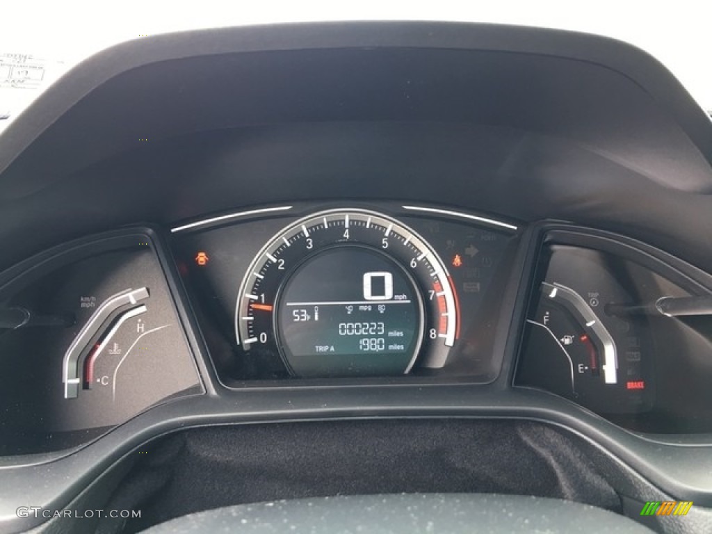 2018 Honda Civic LX Sedan Gauges Photo #126624141