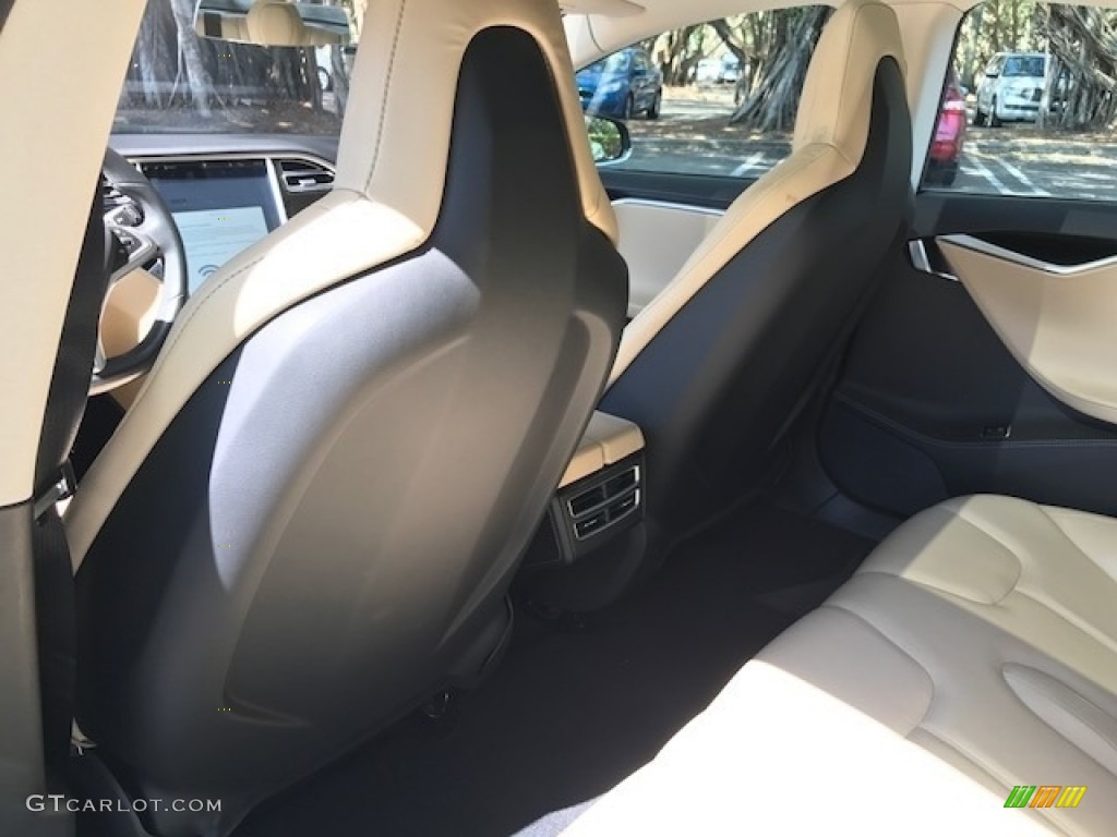 2014 Model S  - Blue Metallic / Tan photo #7