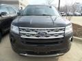 2018 Shadow Black Ford Explorer XLT 4WD  photo #2